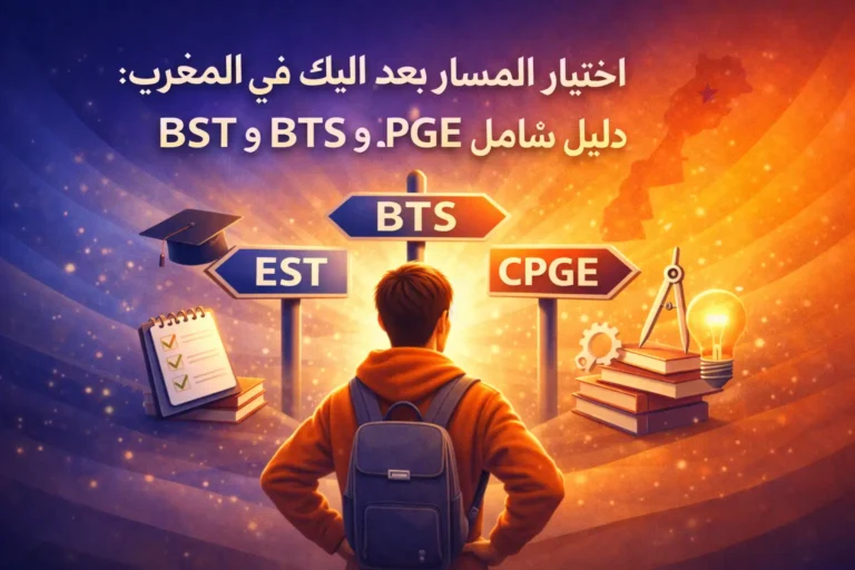 اختيار المسار بعد الباك في المغرب: دليل شامل بين EST وBTS وCPGE