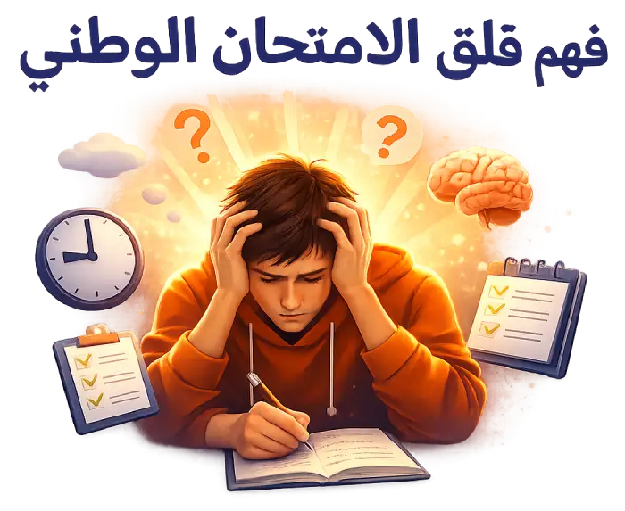 فهم قلق الامتحان الوطني